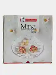 Менажница стеклянная  22см производитель Иран