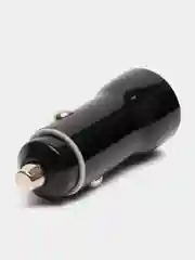 Черный автомобильное зарядное устройство USB/Type-C, зарядка в прикуриватель, для телефона