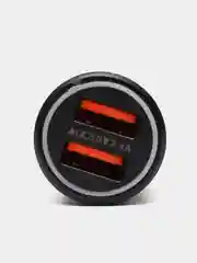 Черный автомобильное зарядное устройство USB/Type-C, зарядка в прикуриватель, для телефона