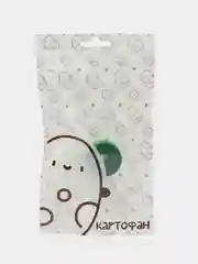 Зеленый стяжка-липучка для фиксации кабелей/проводов КАРТОФАН, нейлоновая лента-хомут, органайзер