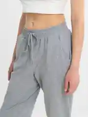 Серый меланж брюки женские  спортивные, домашние