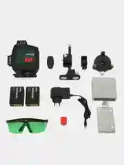 Нивелир лазерный LL 16, Bluetooth, 16 линий, зеленый луч,  2 аккум-ра, пластиковый кейс