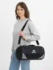 Белый сумка спортивная, дорожная, через плечо, для фитнеса