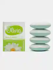 Мыло твердое туалетное для рук тела и лица Olivia Ромашка, 4 х 105 г, 4 упаковки, 420 г