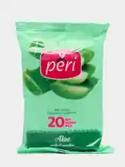 PERI Влажные салфетки освежающие с алоэ 20 шт