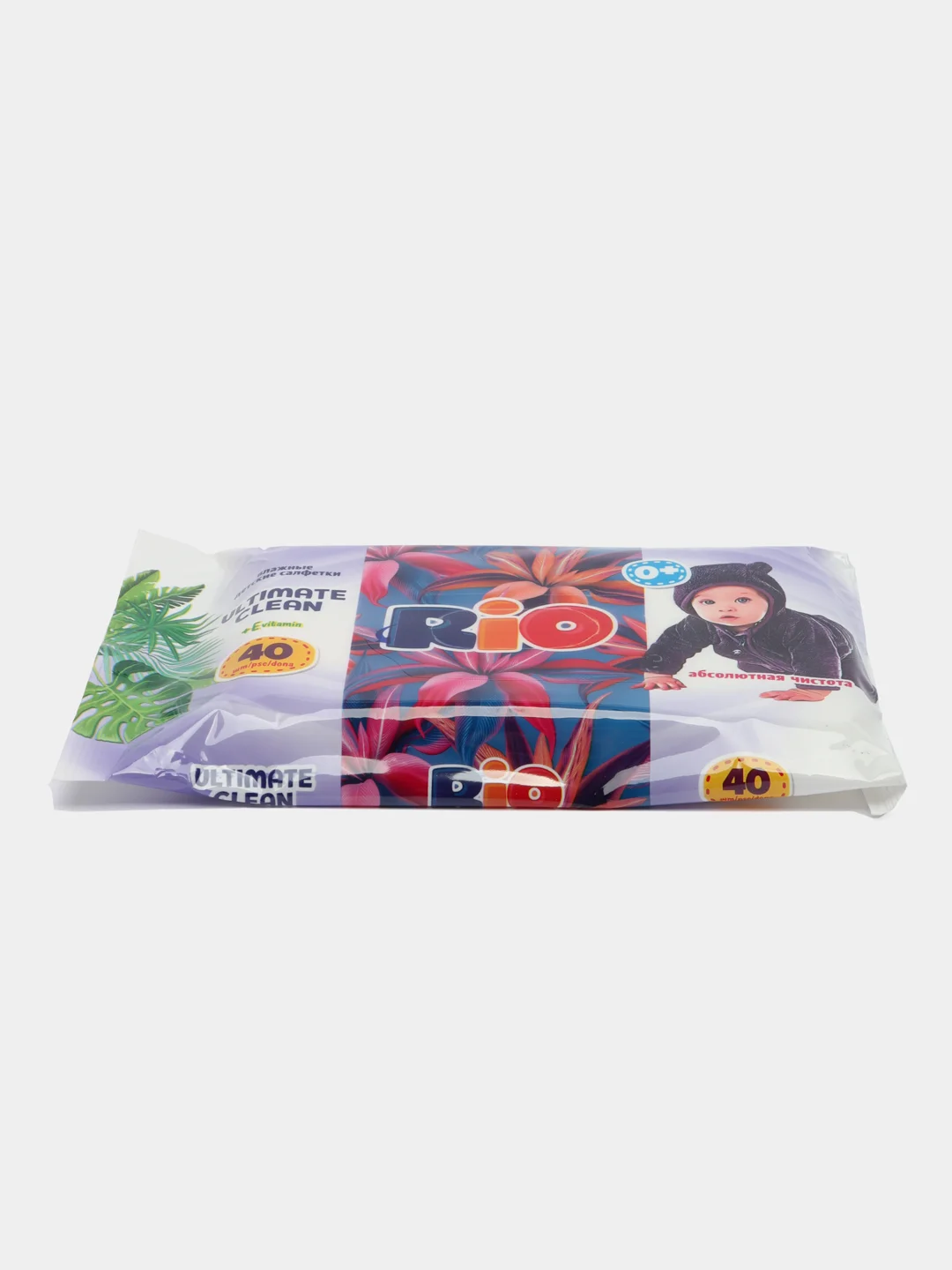 RIO Влажные Салфетки Детские pure protect 40 шт Ultimate