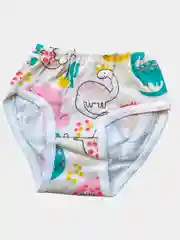 Молочный комплект детский, майка и трусы, нижнее белье для девочки
