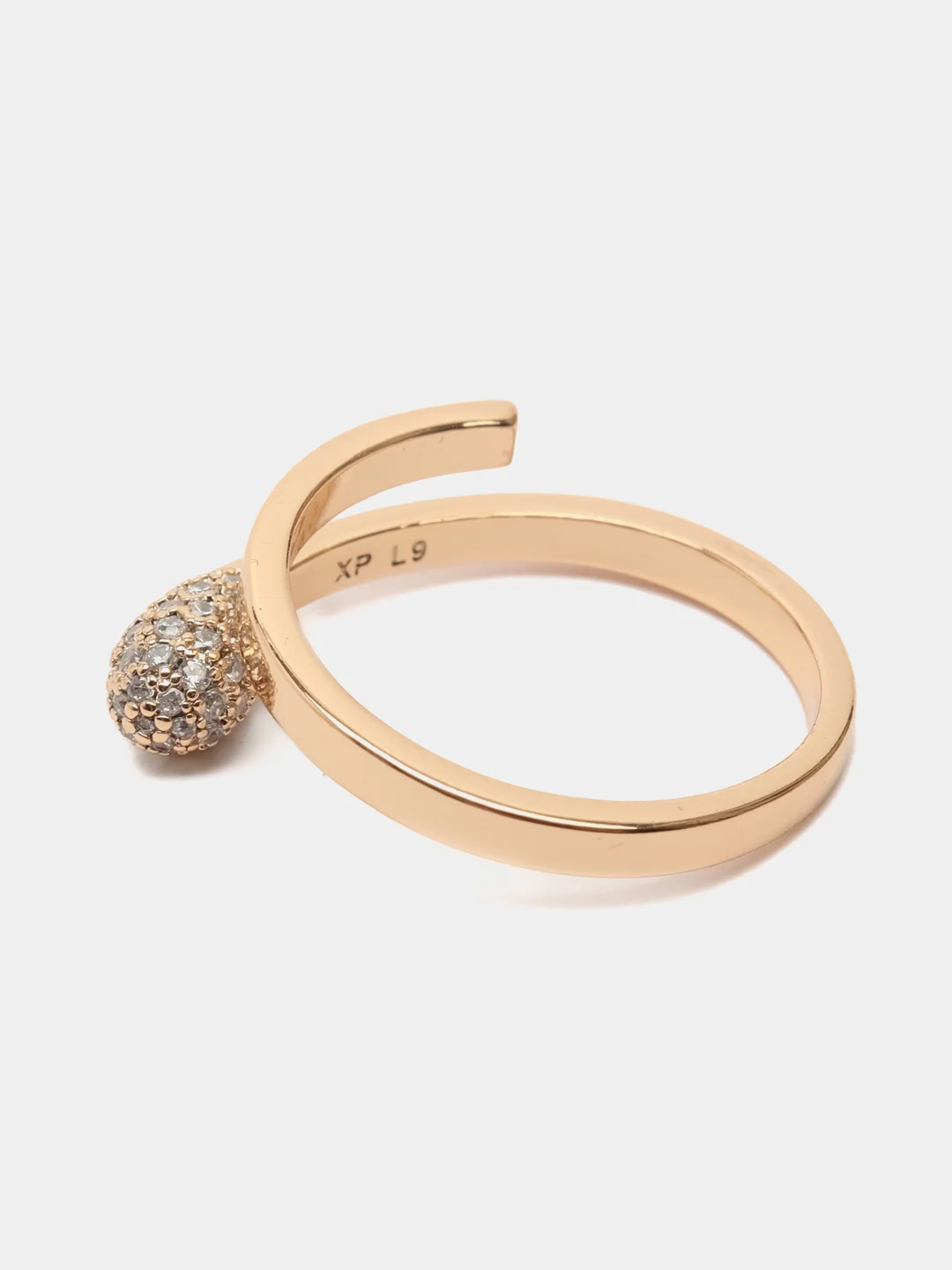 Прозрачный кольцо Xuping Jewelry, золочение