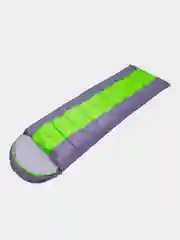 Зеленый спальный мешок с капюшоном -10 С