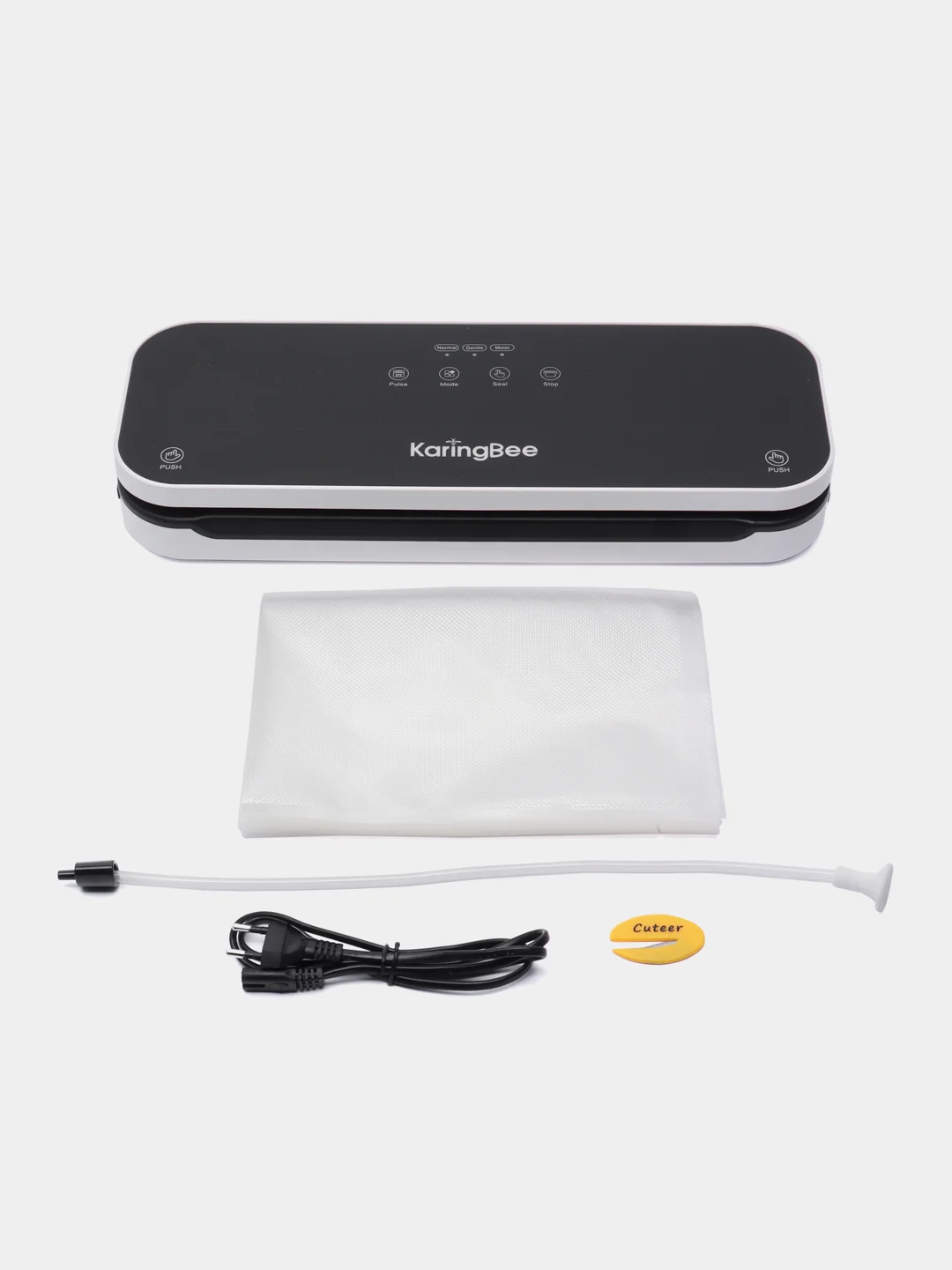 Вакуумный упаковщик KaringBee HF-008 черный/для хранения сухих и влажных продуктов