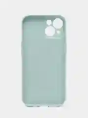 Бирюзовый чехол с сердечками для iPhone (Айфон) 7,8,SE 2020, 11, 12,13, 14,15 Pro,Max,mini,с рисунк
