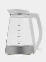 Чайник электрический DOMFY DSW-EK505, 3000 Вт, белый и прозрачный