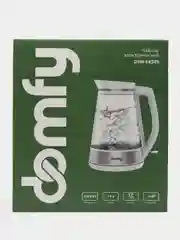 Чайник электрический DOMFY DSW-EK505, 3000 Вт, белый и прозрачный