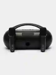 Беспроводная портативная Bluetooth караоке колонка с микрофонами, с LED подстветкой