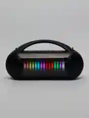 Беспроводная портативная Bluetooth караоке колонка с микрофонами, с LED подстветкой