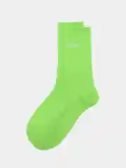 Лайм носки Nike, унисекс, яркие