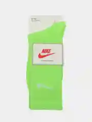 Лайм носки Nike, унисекс, яркие