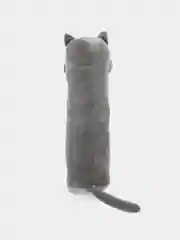 Серый металлик мягкая игрушка Кот батон 50 70 90 110 130 см, кот подушка котик, кот сосиска