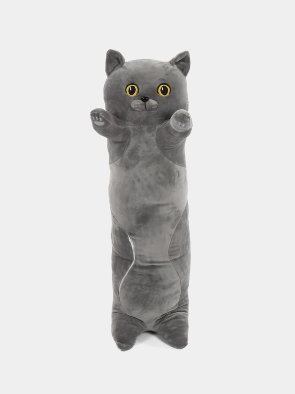 Мягкая игрушка Кот батон 50 70 90 110 130 см, кот подушка котик, кот сосиска