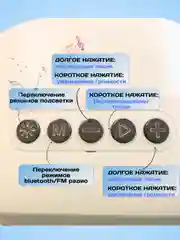 Молочный детская беспроводная караоке-колонка с микрофоном