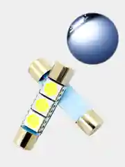 Белый c5w T6.3 3 LG 5050 светодиодные лампы в салон 28 / 31 мм 3SMD 5050 багажник и подцветку