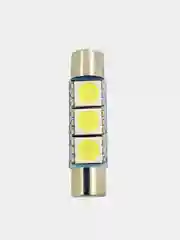 Белый c5w T6.3 3 LG 5050 светодиодные лампы в салон 28 / 31 мм 3SMD 5050 багажник и подцветку