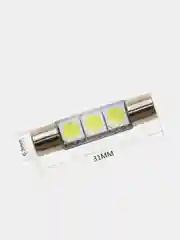 Белый c5w T6.3 3 LG 5050 светодиодные лампы в салон 28 / 31 мм 3SMD 5050 багажник и подцветку