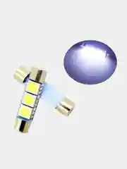 Белый c5w T6.3 3 LG 5050 светодиодные лампы в салон 28 / 31 мм 3SMD 5050 багажник и подцветку