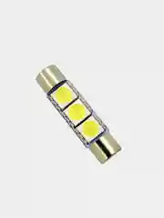 Белый c5w T6.3 3 LG 5050 светодиодные лампы в салон 28 / 31 мм 3SMD 5050 багажник и подцветку