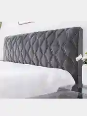 Серый чехол на изголовье кровати 160х70 / 180х70 см, Чехол на мебель для кровати