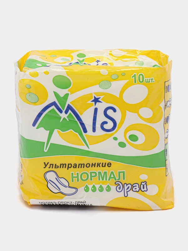 Ультратонкие прокладки MIS, нормал, 10 штук, 4 капли