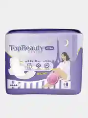 Фиолетовый прокладки TopBeauty Paris ежедневные, нормал, интенсив, ночные