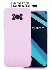 Чехол для Xiaomi Poco X3 NFC/X3 Pro силиконовый ROSCO матовый/прозрачный с защитой камер
