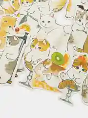 Разноцветный наклейки котики
