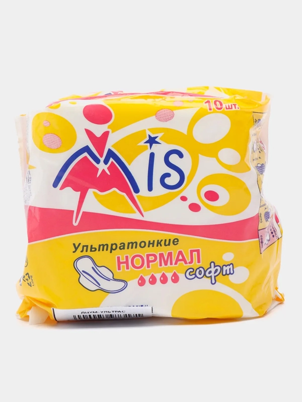 Гигиенические прокладки МИС (MIS) УЛЬТРА СОФТ 4 капли 10штук