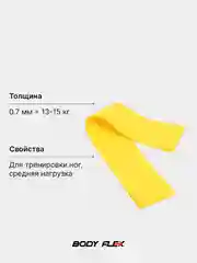 Желтый фитнес резинка лента спортивная эспандер для йоги и пилатеса, набор 5шт и поштучно