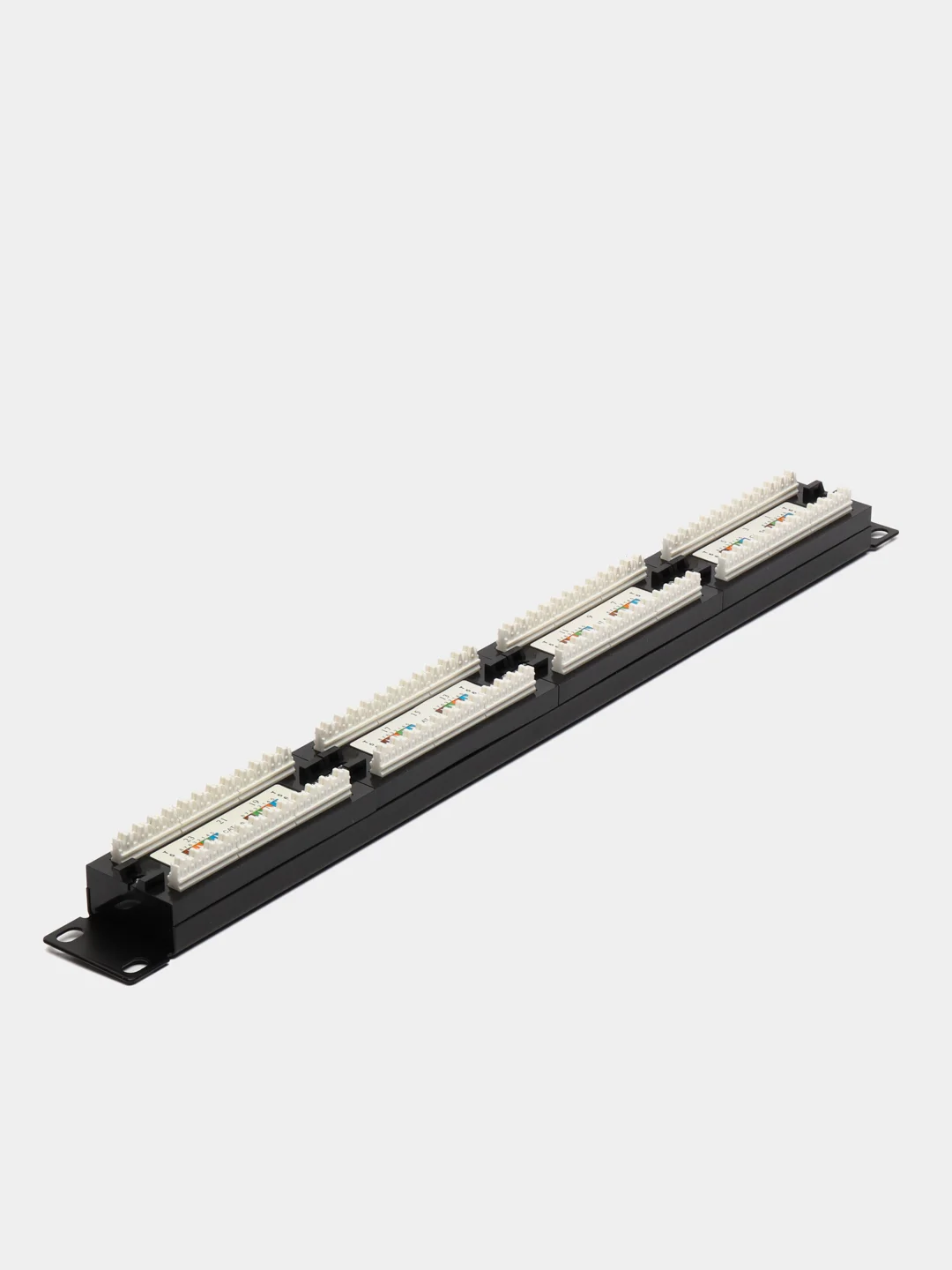 Патч-панель коммутационная 12/24 порта  RJ-45, 5e кат