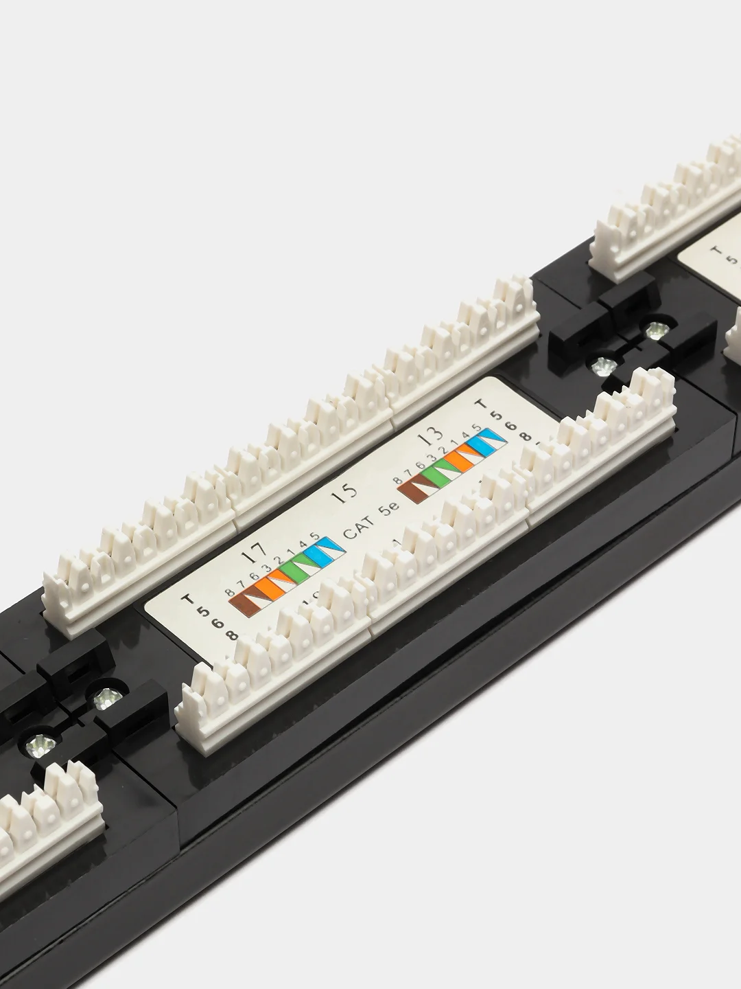 Патч-панель коммутационная 12/24 порта  RJ-45, 5e кат