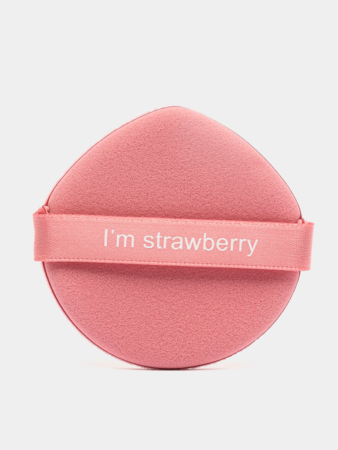 Коралловый меланж спонжи для макияжа "STRAWBERRY" с держателем