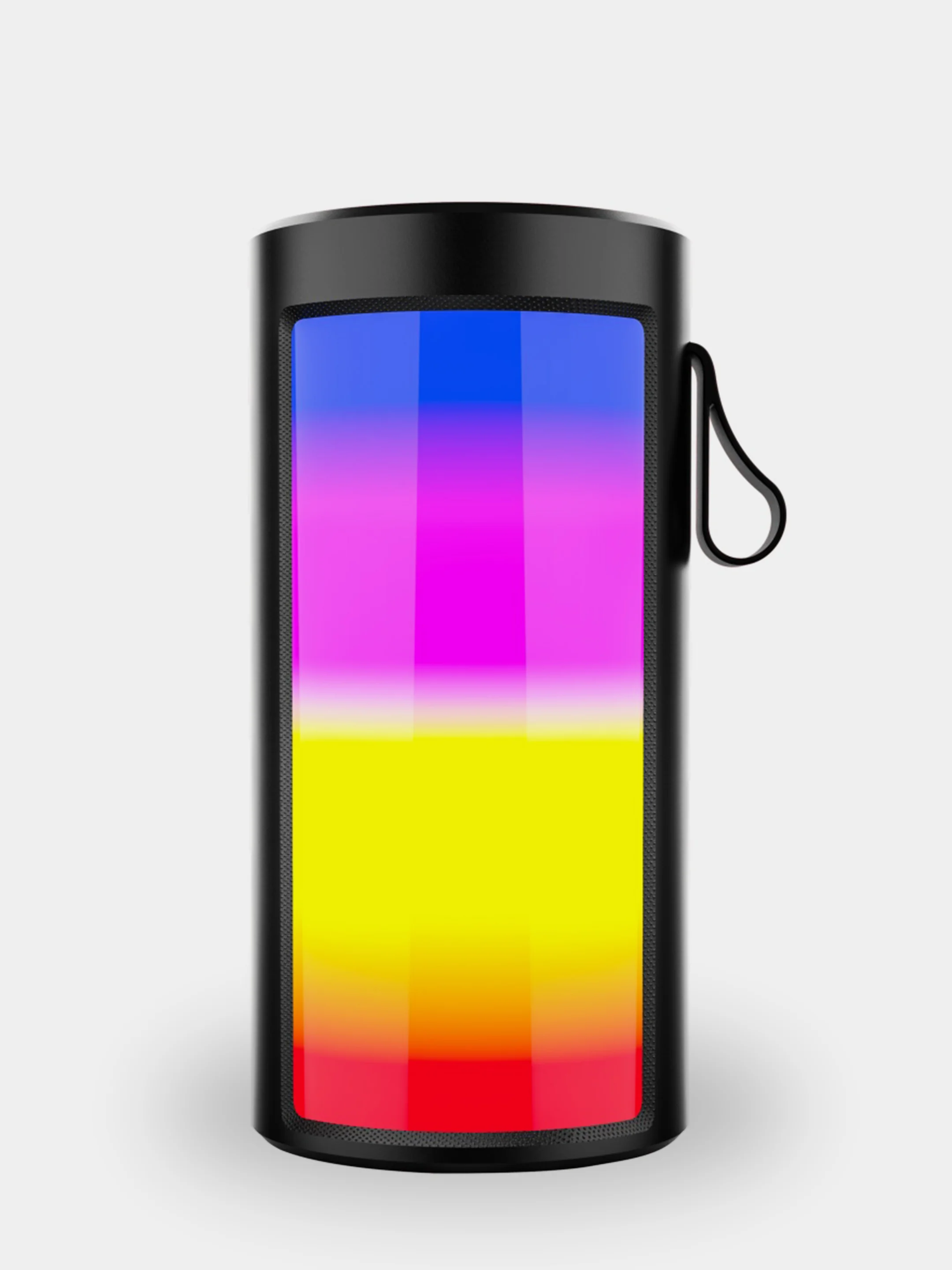 Черный колонка Bluetooth с LED-подсветкой ZQS 5Вт (USB/SD/AUX/FM)