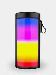 Черный колонка Bluetooth с LED-подсветкой ZQS 5Вт (USB/SD/AUX/FM)