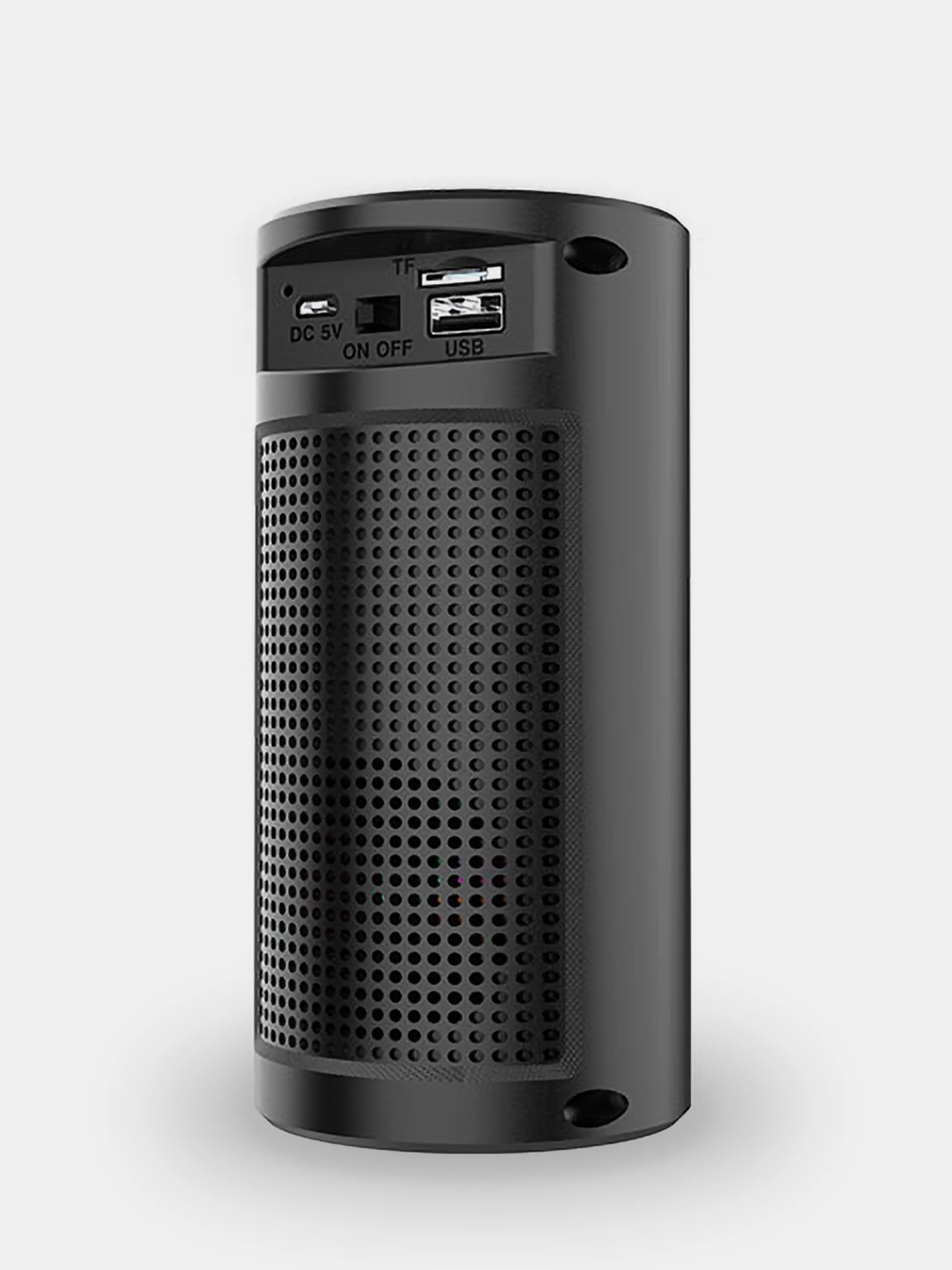 Черный колонка Bluetooth с LED-подсветкой ZQS 5Вт (USB/SD/AUX/FM)