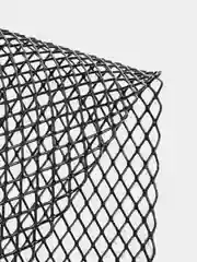 Защитная сетка радиатора 1000x400, алюминий, черная