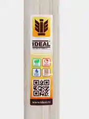 Порог напольный IDEAL пластиковый с монтажным каналом 36*900 мм. Цвет: Клён белый
