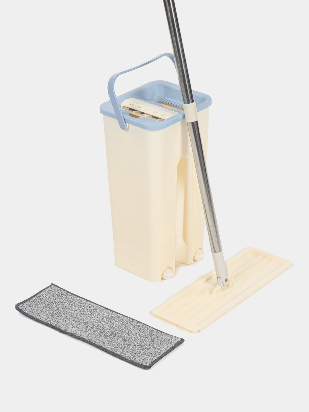 Швабра с ведром и автоматическим отжимом -  Scratch Cleaning Mop