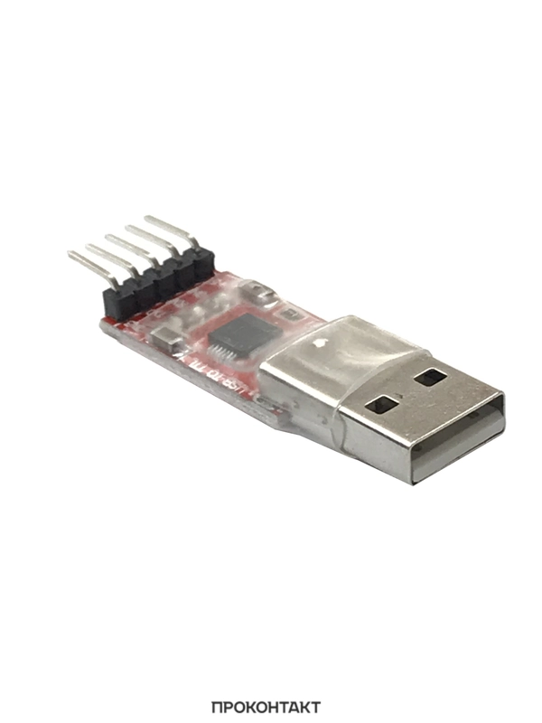 Модуль преобразователя интерфейсов USB to TTL UART CP2102 Красный