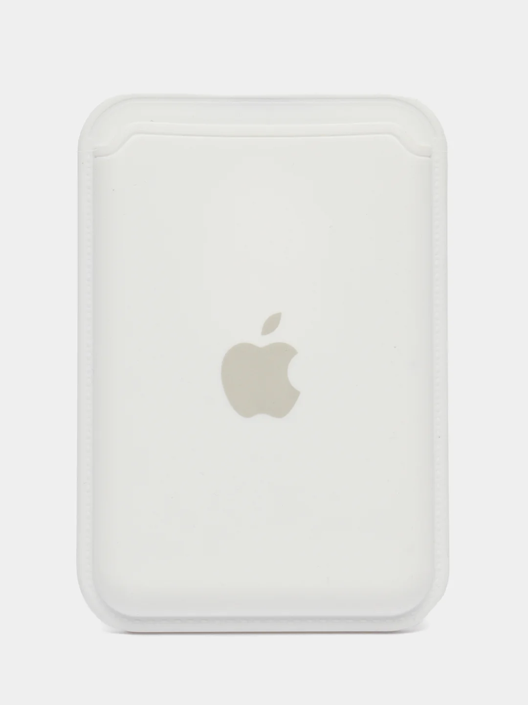 Белый iphone Silicone Wallet MagSafe / Силиконовый кошелёк магсэйф для айфона