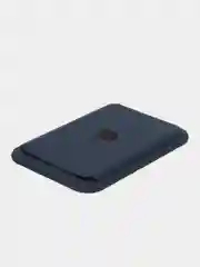Синий меланж iphone Silicone Wallet MagSafe /  Силиконовый кошелёк магсэйф для айфона