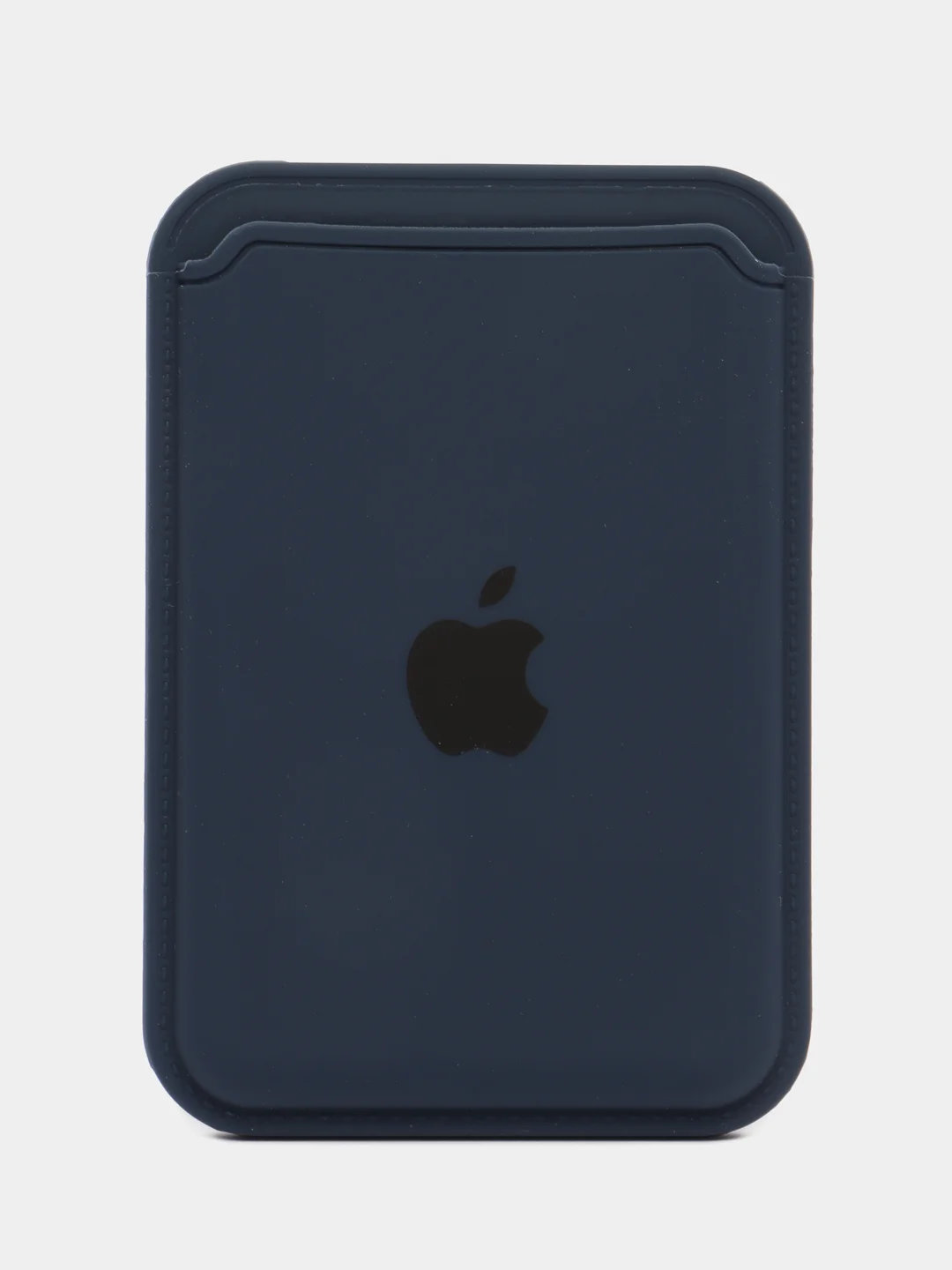 Синий меланж iphone Silicone Wallet MagSafe / Силиконовый кошелёк магсэйф для айфона