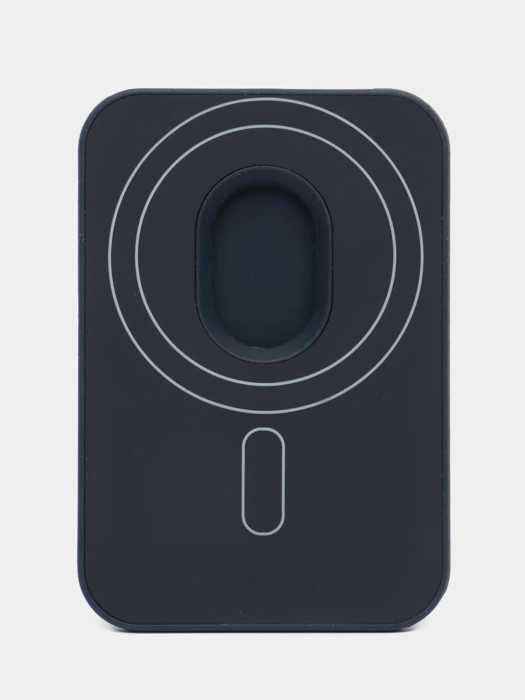 Синий меланж iphone Silicone Wallet MagSafe / Силиконовый кошелёк магсэйф для айфона